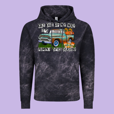 Get Out Of My Way It's Pumpkin Spice Season Vintage Hoodie Designed By Cowhidedigitalart