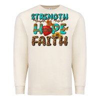 Strength Hope Faith Premium Sweatshirt | Teevron