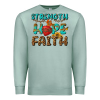 Seafoam Strength Hope Faith Premium Sweatshirt - BundleAndBundleShop