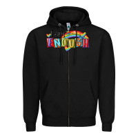 Black i am enough lgbt Zipper Hoodie - MaliasSmallBusiness