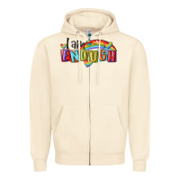 Sandshell i am enough lgbt Zipper Hoodie - MaliasSmallBusiness