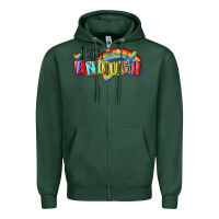 Sports Green i am enough lgbt Zipper Hoodie - MaliasSmallBusiness