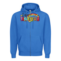 True Royal i am enough lgbt Zipper Hoodie - MaliasSmallBusiness