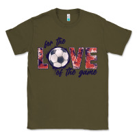 Army Green soccer love of the game Classic Tee - JahusDesignShop