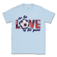 Dusty Blue soccer love of the game Classic Tee - JahusDesignShop