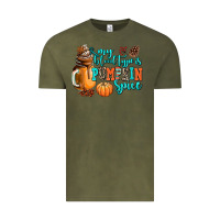 Vintage Olive my blood type is pumpkin spice Vintage Tee - AdoDesignShop