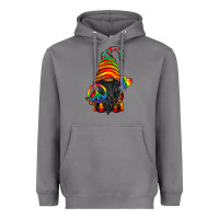 Storm LGBTQ+ Pride Gnome With Candy Heavyweight Hoodie - BundleAndBundleShop