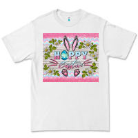 White happy easter bunny Premium Tee - BarkalooDesign