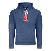 Vintage Denim windmill fa element Vintage Hoodie - FaDigitalArtStudio