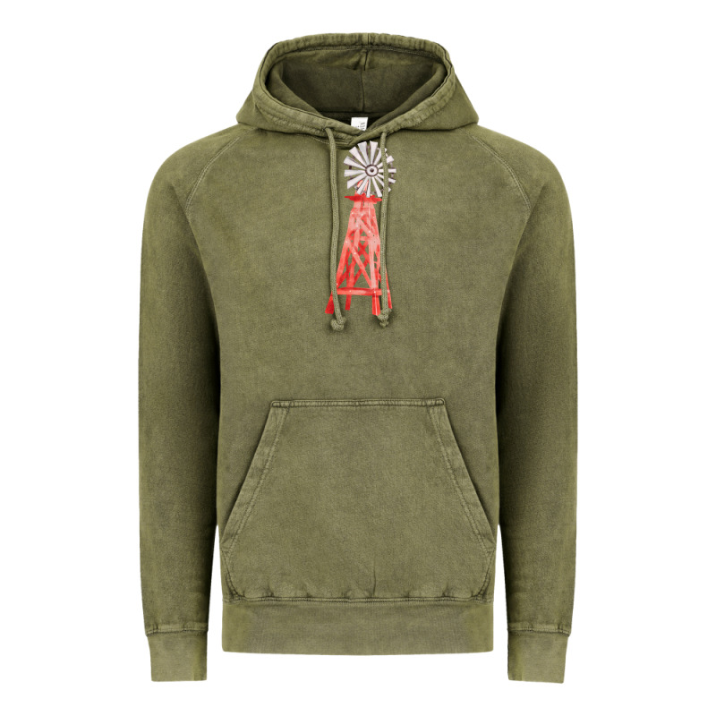 Windmill Fa Element Vintage Hoodie by FaDigitalArtStudio | Teevron