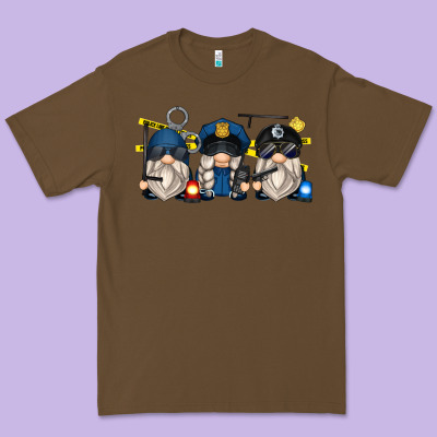 Premium Tee police gnomes