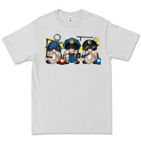 Dove Grey police gnomes Premium Tee - Zillion Design Studio