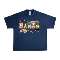 Navy daisy mamaw Urban Heavy Tee - AdoDesignShop