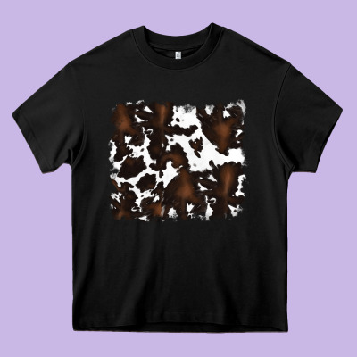 Heavy Core Tee cowhide background