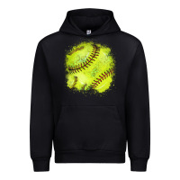 Black Softball background Urban Hoodie - HowdyJamesFarm