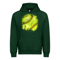 Forest Green Softball background Urban Hoodie - HowdyJamesFarm