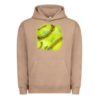 Pigment Burro Softball background Urban Hoodie - HowdyJamesFarm