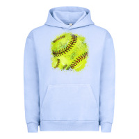 Pigment Grape Ice Softball background Urban Hoodie - HowdyJamesFarm