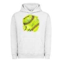 Pigment Lunar Rock Softball background Urban Hoodie - HowdyJamesFarm