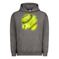Pigment Tornado Softball background Urban Hoodie - HowdyJamesFarm