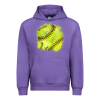 Tulip Softball background Urban Hoodie - HowdyJamesFarm