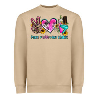 Mushroom peace love hair stylist Heavyweight Sweatshirt - AdoDesignShop