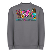 Storm peace love hair stylist Heavyweight Sweatshirt - AdoDesignShop