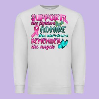 Support The Lighters Admire The Survivors Remember The Angels Premium Sweatshirt Designed By Bundleandbundleshop
