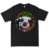 Black Baby Cow Christmas Premium Tee - RanaPortraitStore
