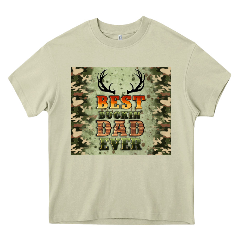Best Buckin' Dad Ever Heavy Core Tee by Artiststas | Teevron