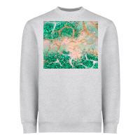 Heather Grey green glitter Heavyweight Sweatshirt - JahusDesignShop