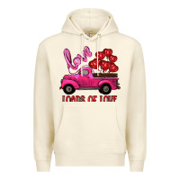 Sandshell valentine's day loads of love turck with balloons Premium Hoodie - RanaPortraitStore