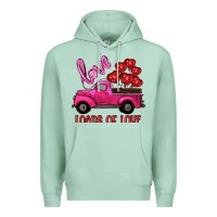 Valentine's Day Loads Of Love Turck With Balloons Premium Hoodie | Teevron