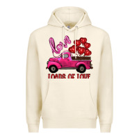 Tofu valentine's day loads of love turck with balloons Premium Hoodie - RanaPortraitStore
