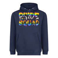Navy Western LGBTQ+ Pride Squad Heavyweight Hoodie - BundleAndBundleShop