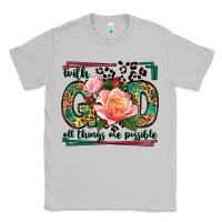 Moon Dust With god all things are possible leopard frame Classic Tee - LillyAllenDesigns