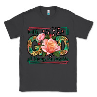 Smoke With god all things are possible leopard frame Classic Tee - LillyAllenDesigns