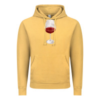 Vintage Mustard wine glass fa element Vintage Hoodie - FaDigitalArtStudio