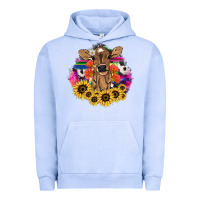 Pigment Grape Ice Baby Cow flower Urban Hoodie - HowdyJamesFarm
