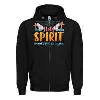 Black holy spirit wonderful counselor Zipper Hoodie - MaliasSmallBusiness