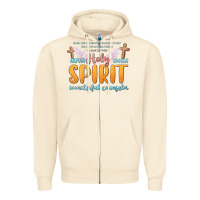 Sandshell holy spirit wonderful counselor Zipper Hoodie - MaliasSmallBusiness
