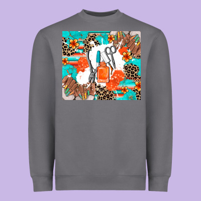 Nail Artist Heavyweight Sweatshirt Designed By Adodesignshop
