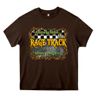 Chocolate Brown fancy like the rage track on a date night Heavy Core Tee - RanaPortraitStore