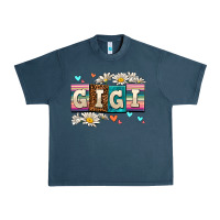 Midnight Navy daisy gıgı Urban Heavy Tee - AdoDesignShop