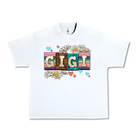 White daisy gıgı Urban Heavy Tee - AdoDesignShop