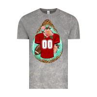 Cloud Rock american football and western roses teardrop Vintage Tee - BundleAndBundleShop