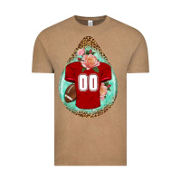 Vintage Coffee american football and western roses teardrop Vintage Tee - BundleAndBundleShop
