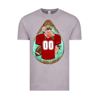 Vintage Zinc american football and western roses teardrop Vintage Tee - BundleAndBundleShop