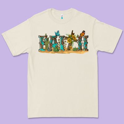 Premium Tee western faith