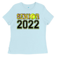 Baby Blue senior softball Ladies Tee - AdoDesignShop